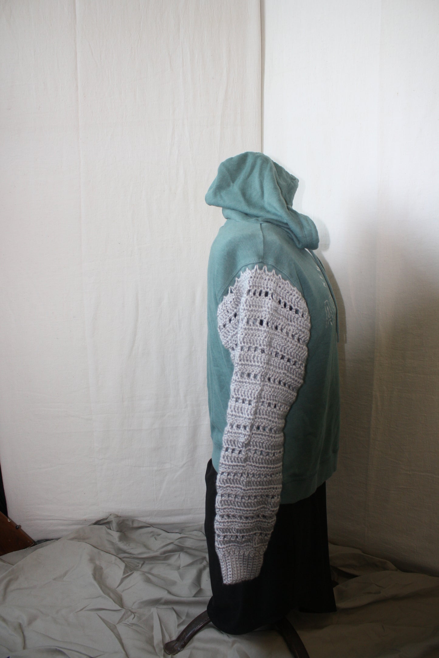 Granny Sleeve Sweatshirt Upcycle