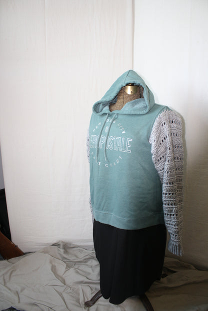 Granny Sleeve Sweatshirt Upcycle